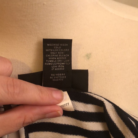 Lane Bryant/ Size 26/ Navy & White Striped Swing Dress with matching Navy Shrug - Picture 10 of 16